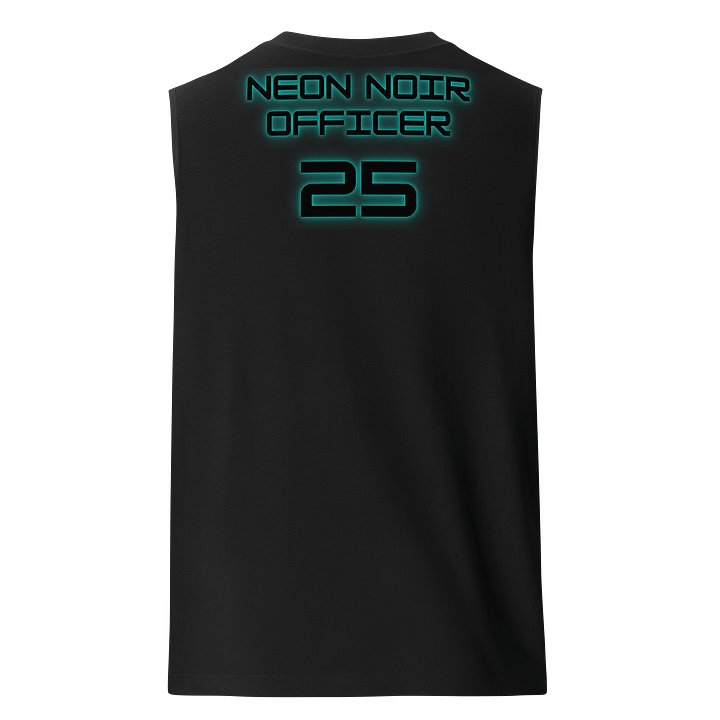 Neon Noir Officer 25 - Gym Tank (Black w/Crystal) product image (2)