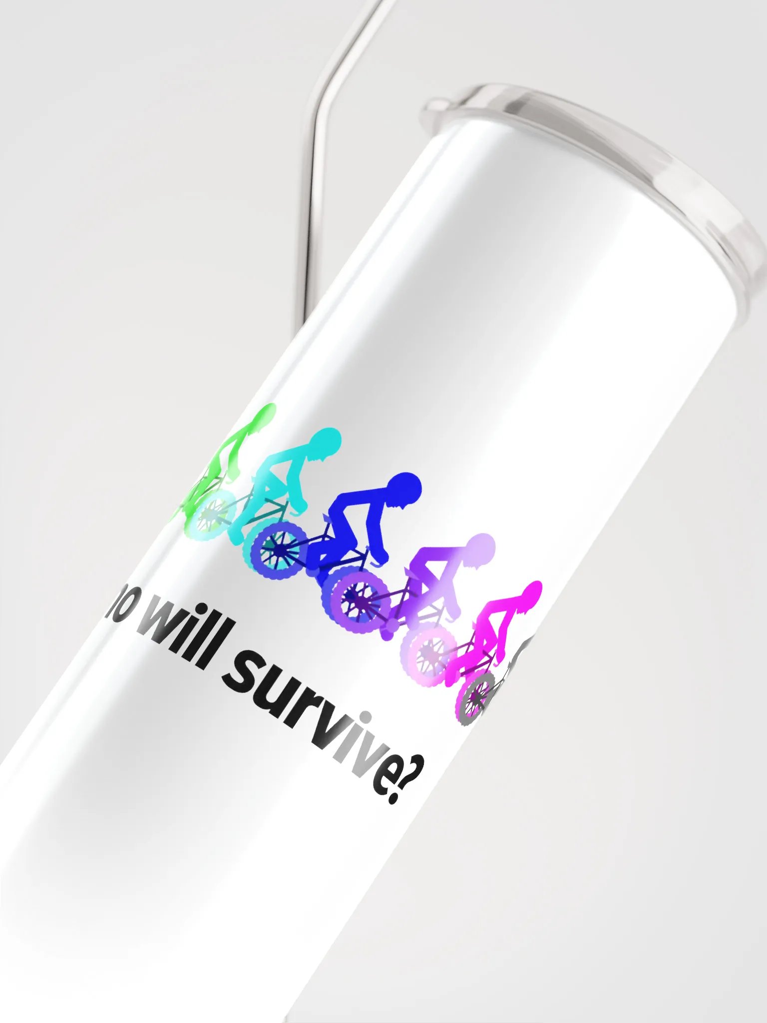 MIKAN Bicycle Stainless Steel Tumbler (Who will survive?) product image (4)