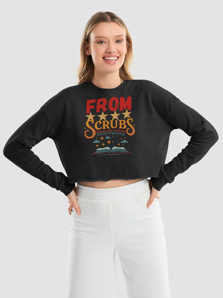 Whimsical Scrubs to Storybooks Crop Sweatshirt product image (34)