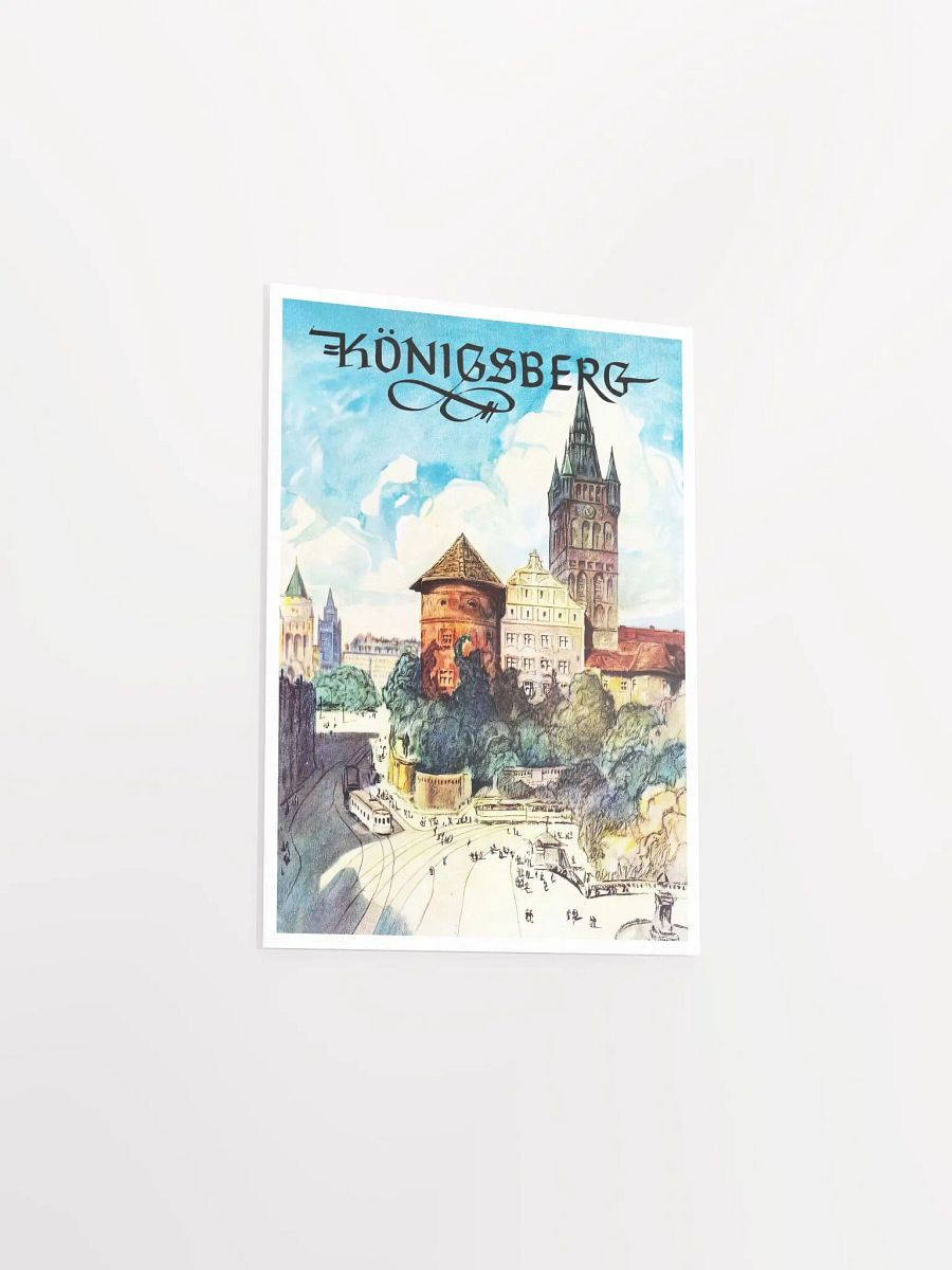 Konigsberg/Königsberg, Prussia, Germany — retro vintage travel poster product image (8)