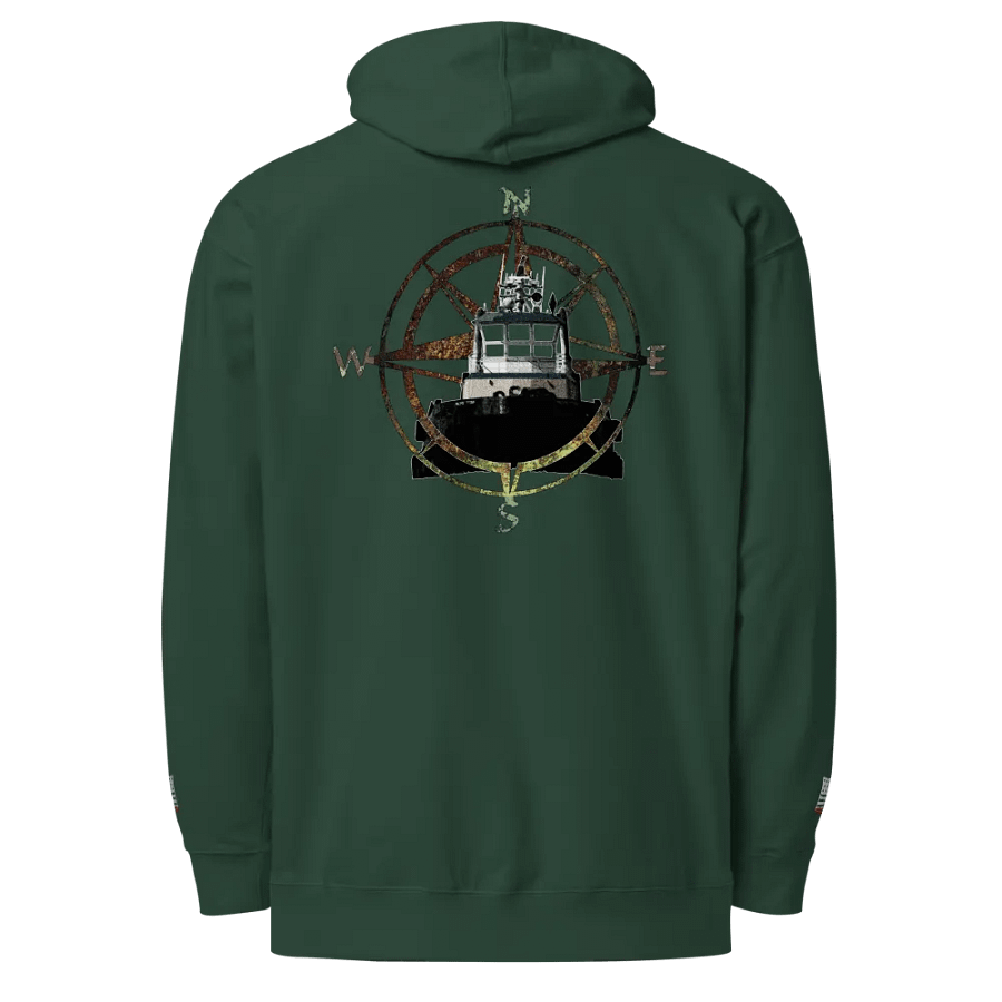 Compass Rose Pacific Titan - Twin Anchor Front & sleeves (embroidered) product image (1)