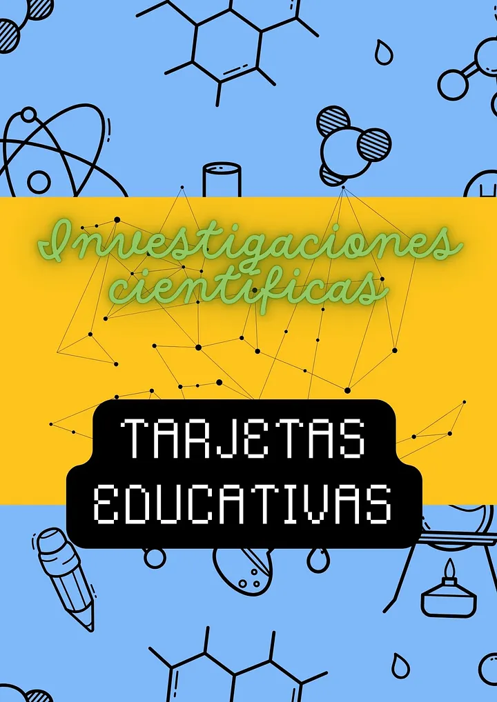 Investigaciones Científicas TARJETAS EDUCATIVAS product image (1)