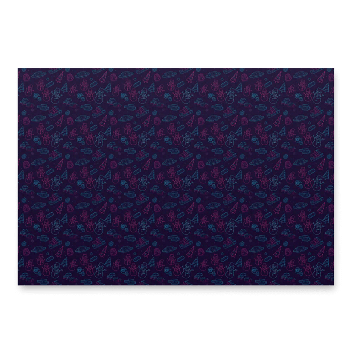 Ibreon Esports Holiday Wrapping Paper - Cosmic Winter product image (1)