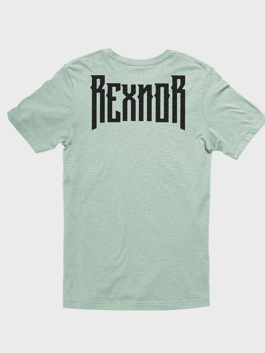 REXNOR T-Shirt (Crumbling Logo + Black Text) product image (2)