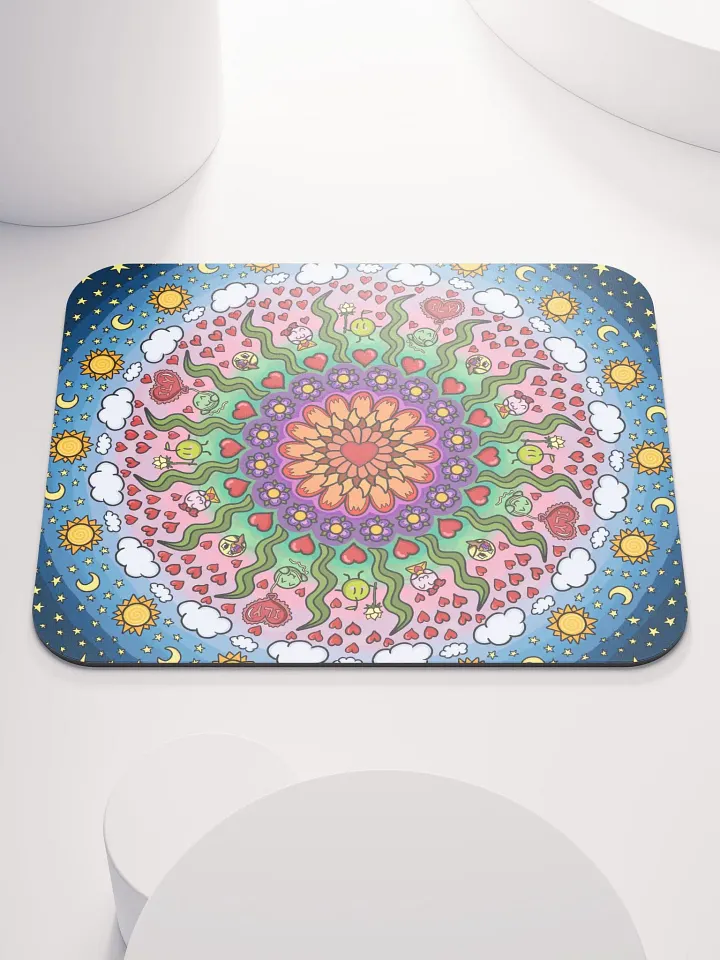 Dango Valentine Mandala - Mouse Pad product image (1)