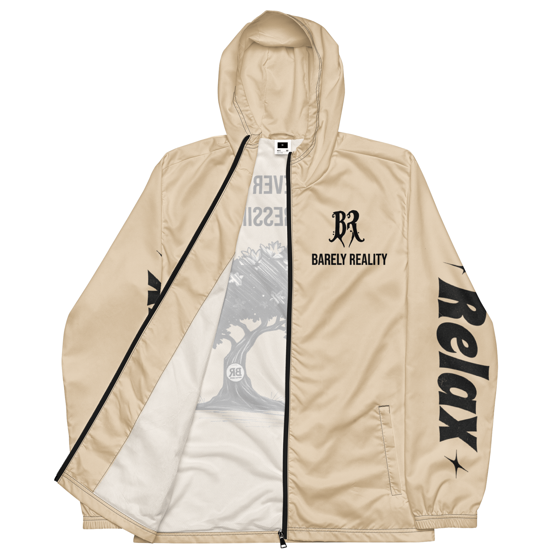 "NEVER STRESSIN" WINDBREAKER product image (1)