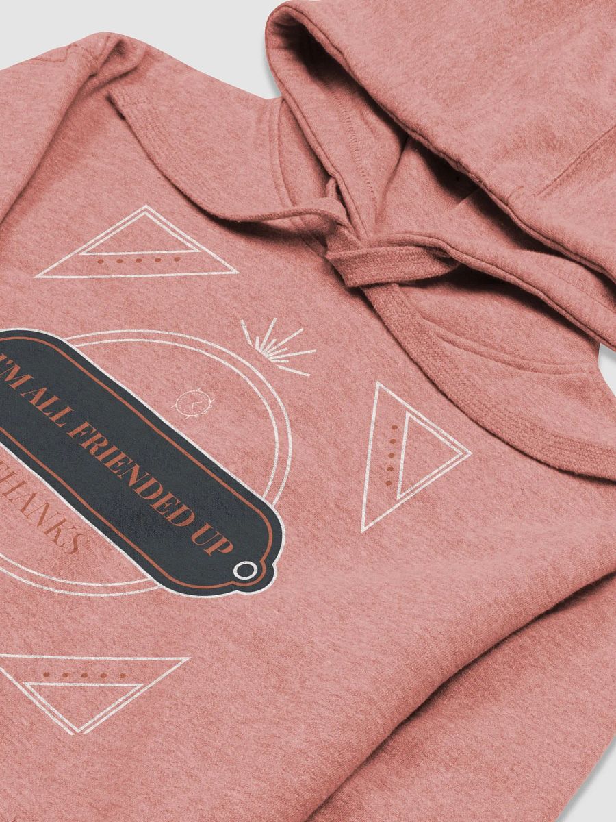 i'm all friended up, thanks supersoft hoodie product image (3)