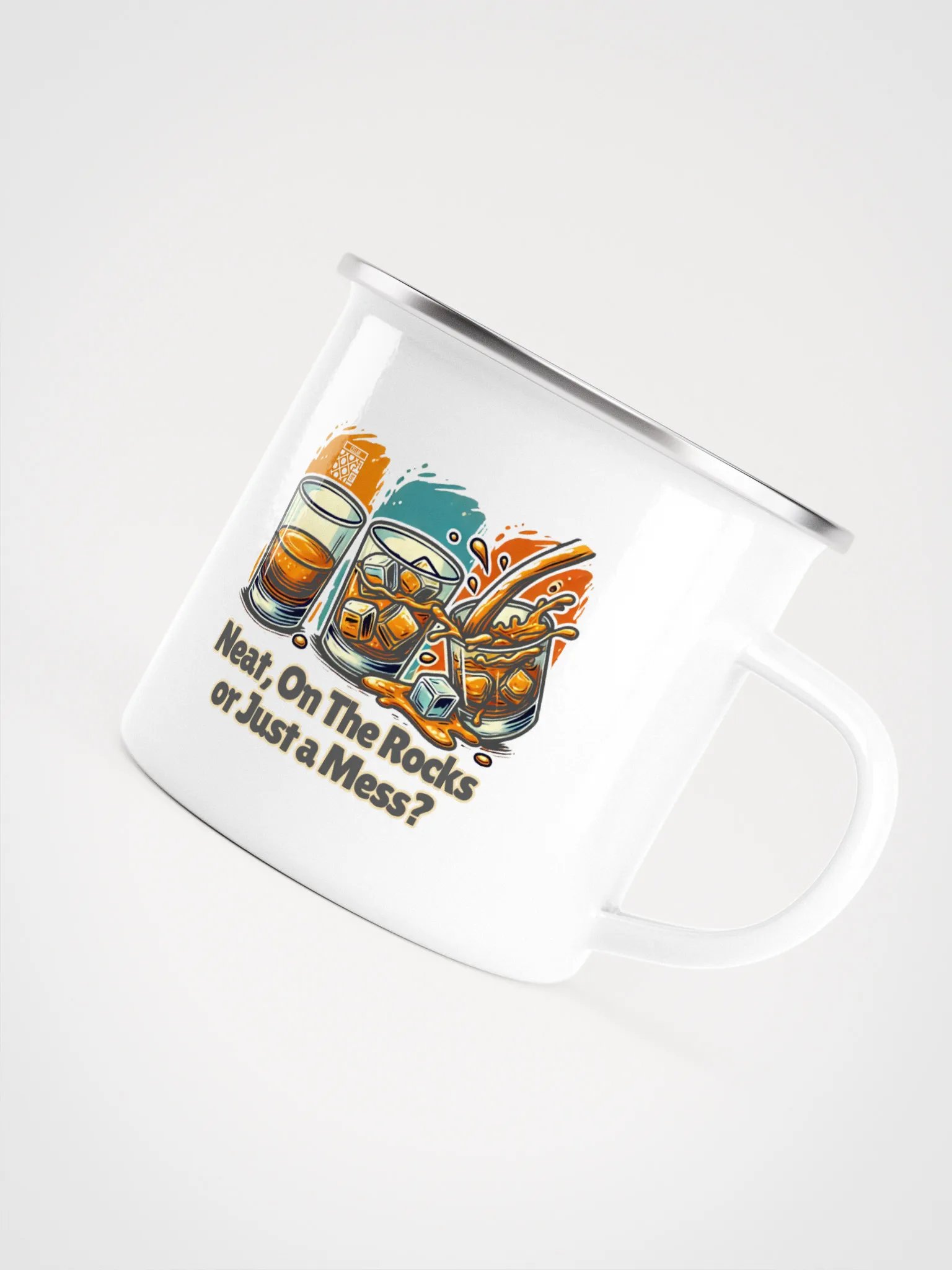 Cellar 8T Whisky - Neat - Enamel Mug product image (5)