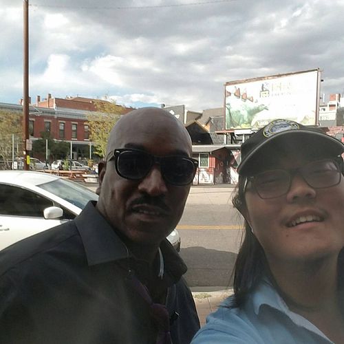 @cliftonpowell and I chillen on set! #MakingMovies #YouCanSleepWhenYouDie #DiamondInTheRoughMovie