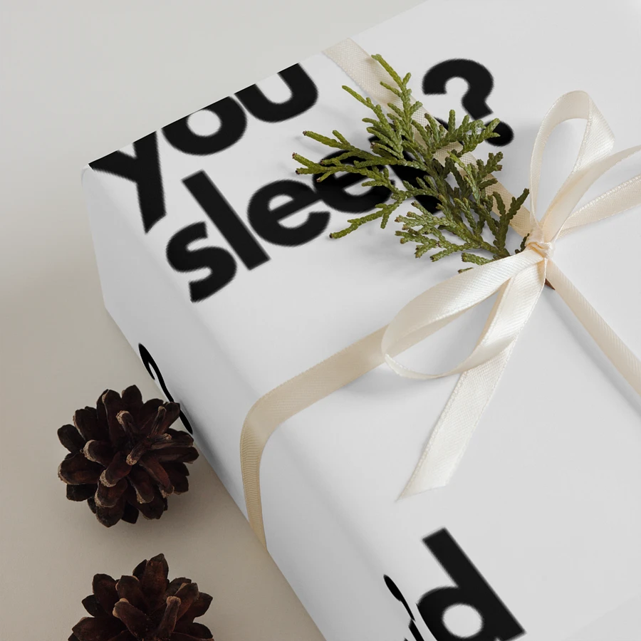 How'd You Sleep Wrapping Paper product image (30)