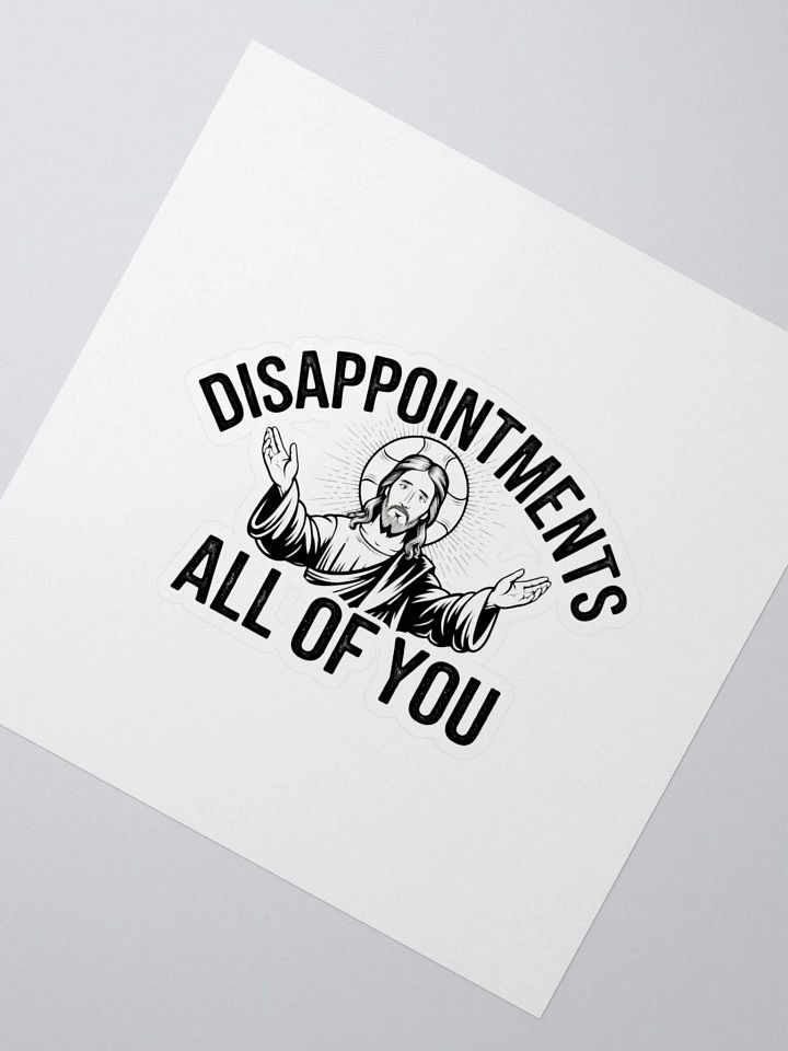 Divine Disappointment Kiss Cut Stickers product image (4)