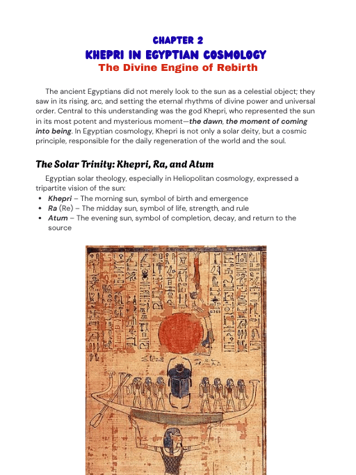 Khepri - The Myth and Spiritual Significance product image (4)
