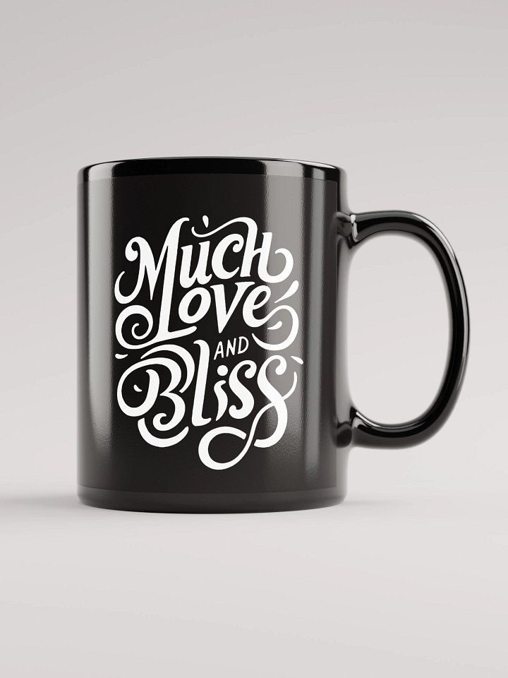 Mug (Black) - Much Love and Bliss product image (2)