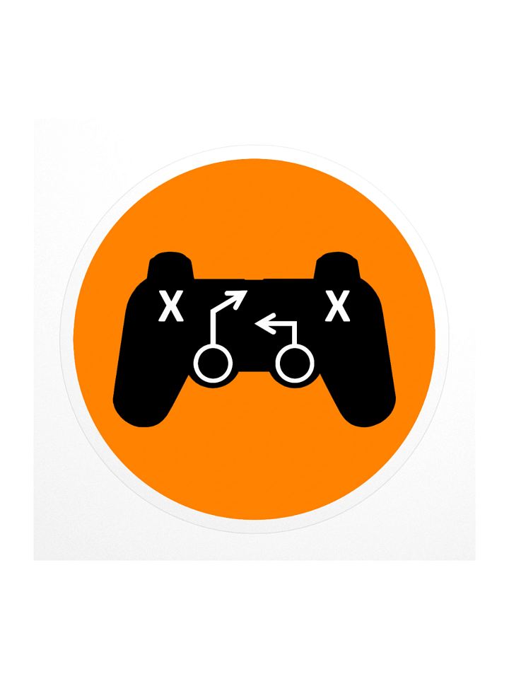 Playbook Gamer 4" x 4" Sticker product image (1)