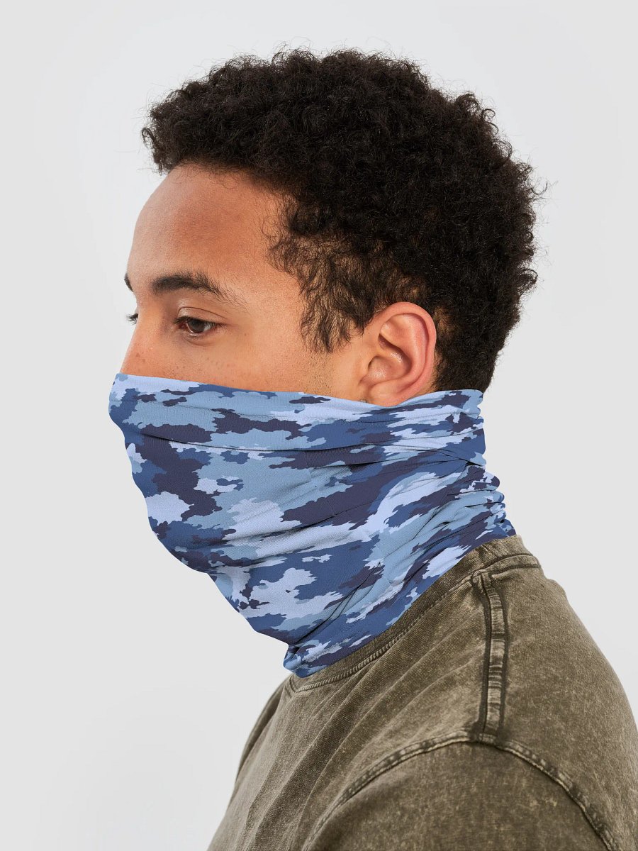 Neck Gaiter-Blue Camo product image (3)