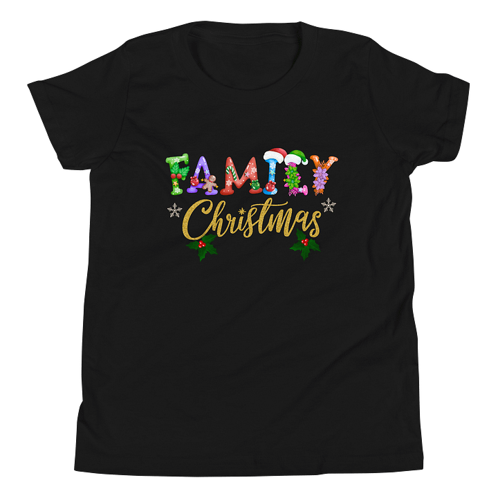Festive Family Christmas Youth T-Shirt product image (6)