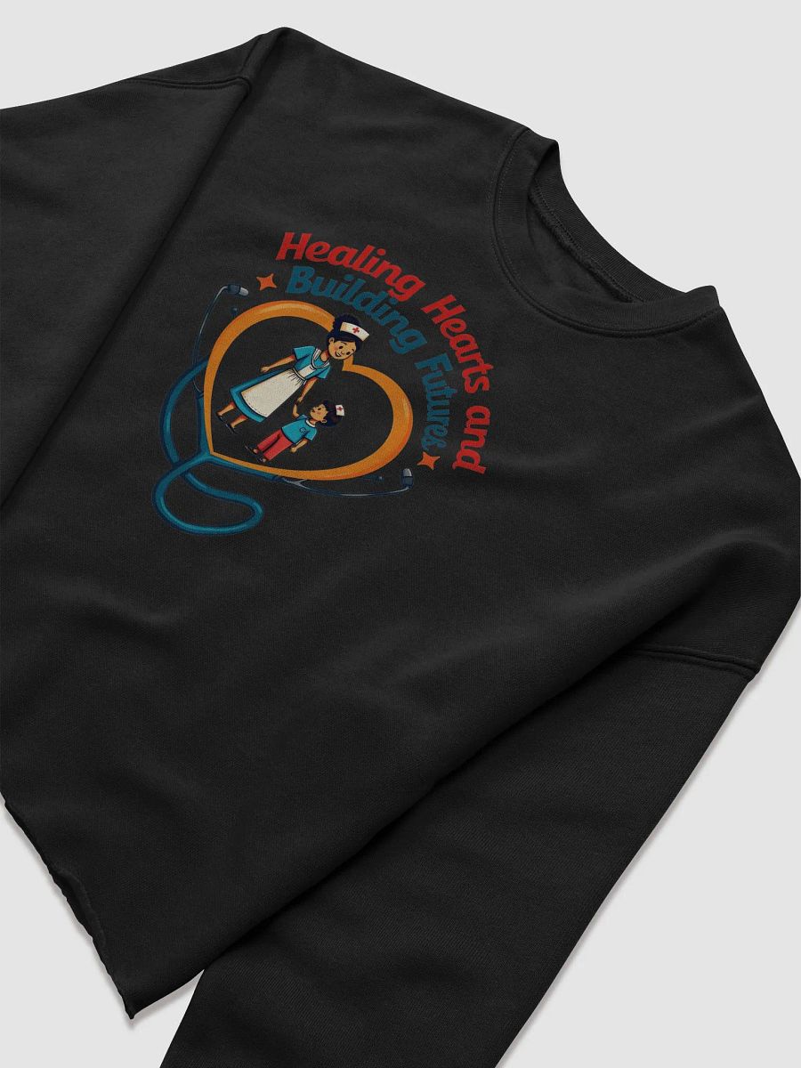 Healing Hearts Nurse & Child Crop Sweatshirt product image (13)