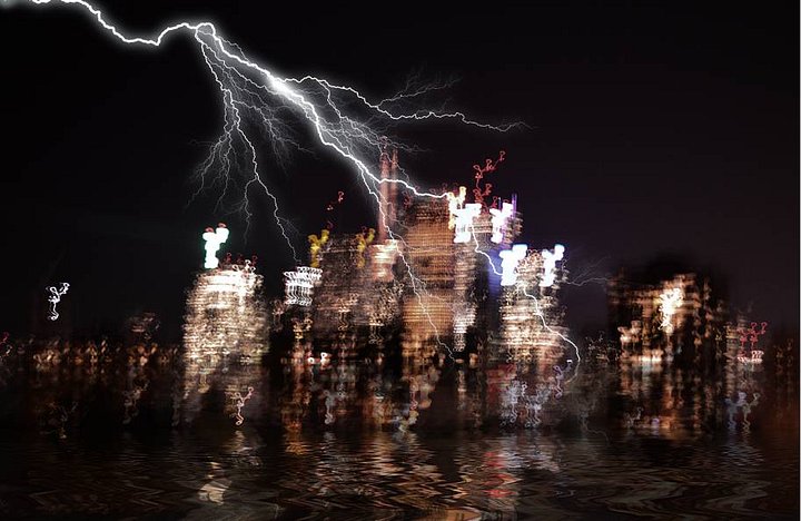 Toronto City scape digital artwork product image (1)