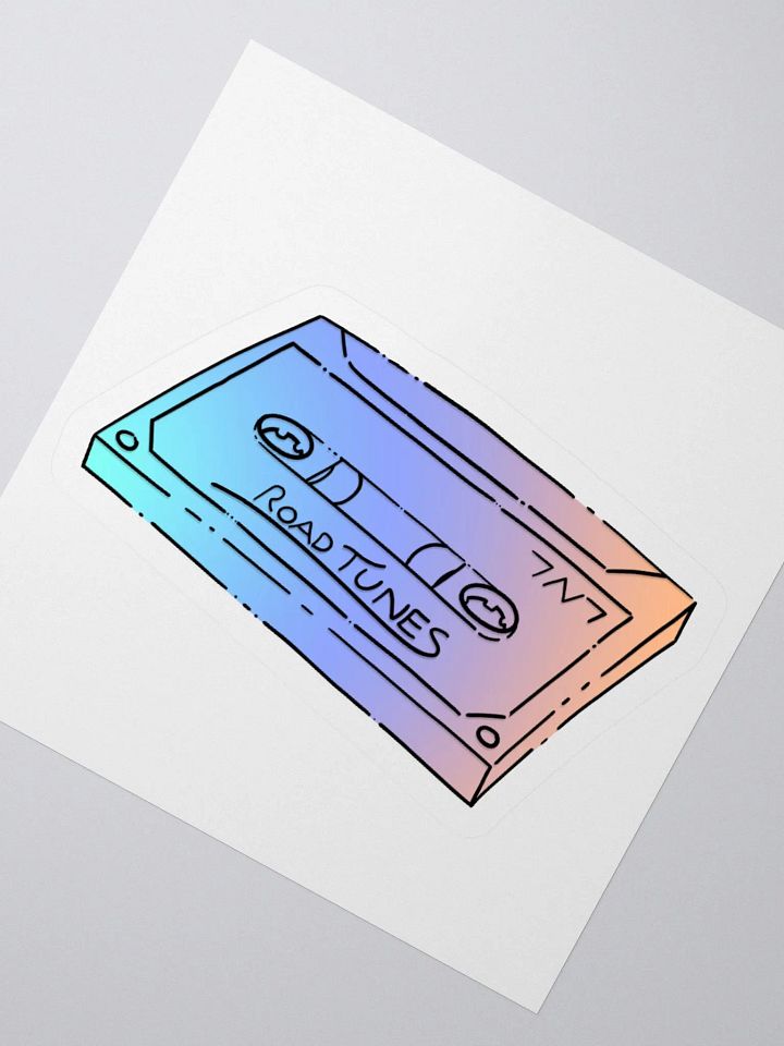 Road Tunes Cassette (Pastels) - Kiss Cut Sticker product image (6)