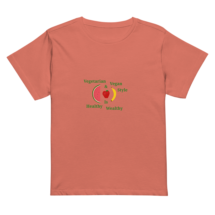 Healthy & Wealthy Vegan Style High-Waisted Tee product image (2)