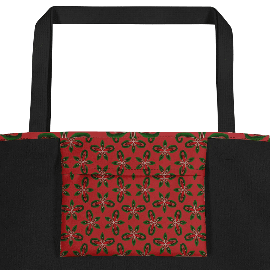 Red and Green Holiday Pattern Tote Bag product image (3)
