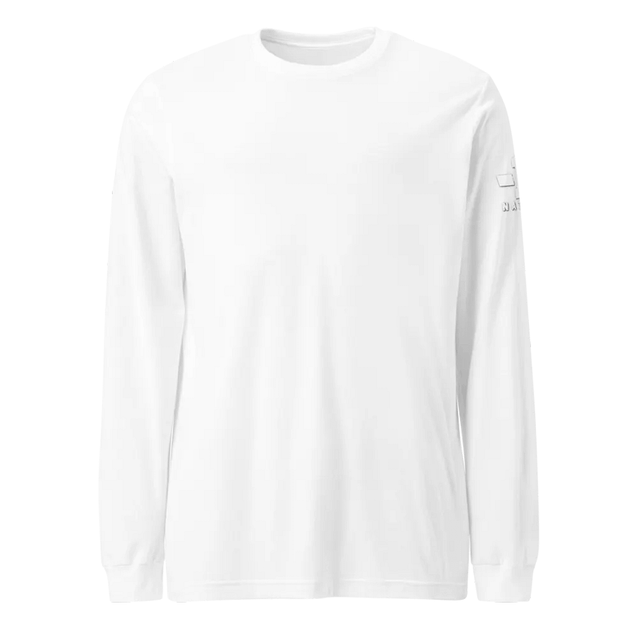 White Out American Flag Long Sleeve product image (4)