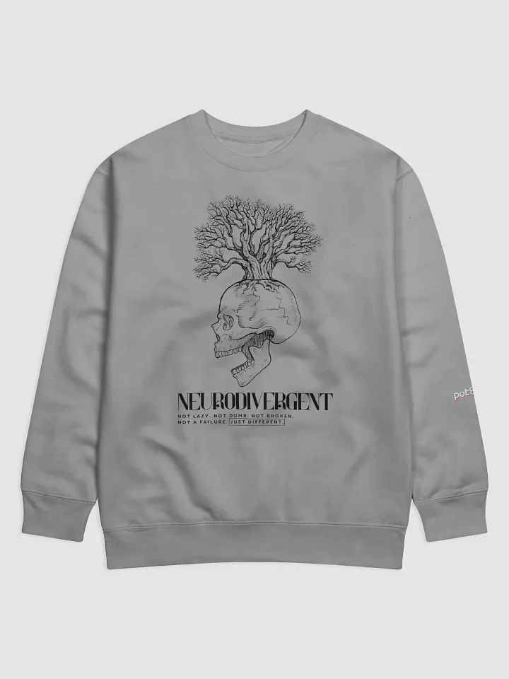NEURODIVERGENT SKULL premium sweatshirt product image (1)
