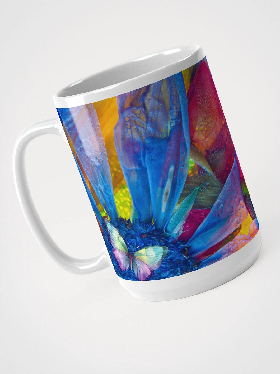 Pressed Flower Art Mug 15 Oz. product image (3)