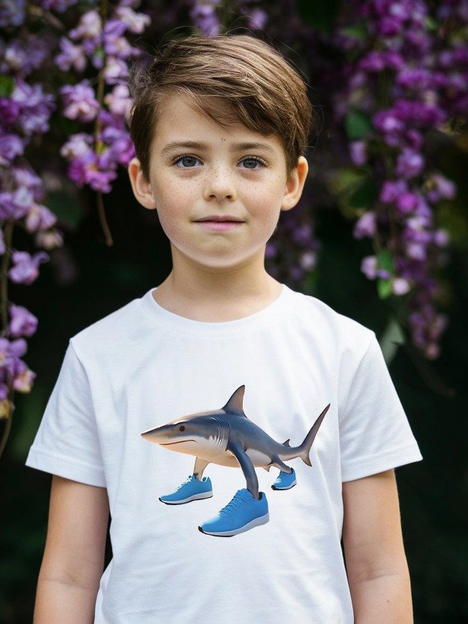 Tralalero Tralala – Surreal Shark Youth Tee product image (1)