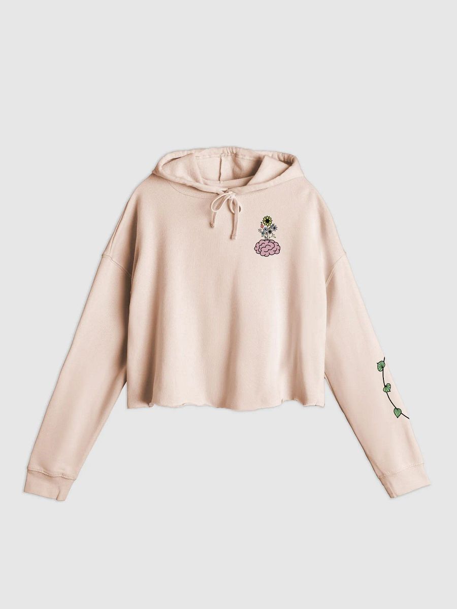 Nurture Your Mind Women's Cropped Hoodie product image (2)