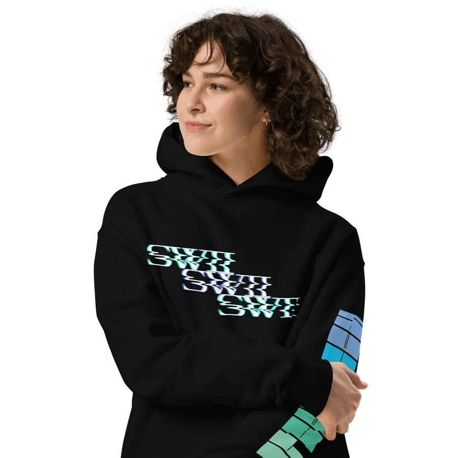Cyber Swult Hoodie Blue product image (5)