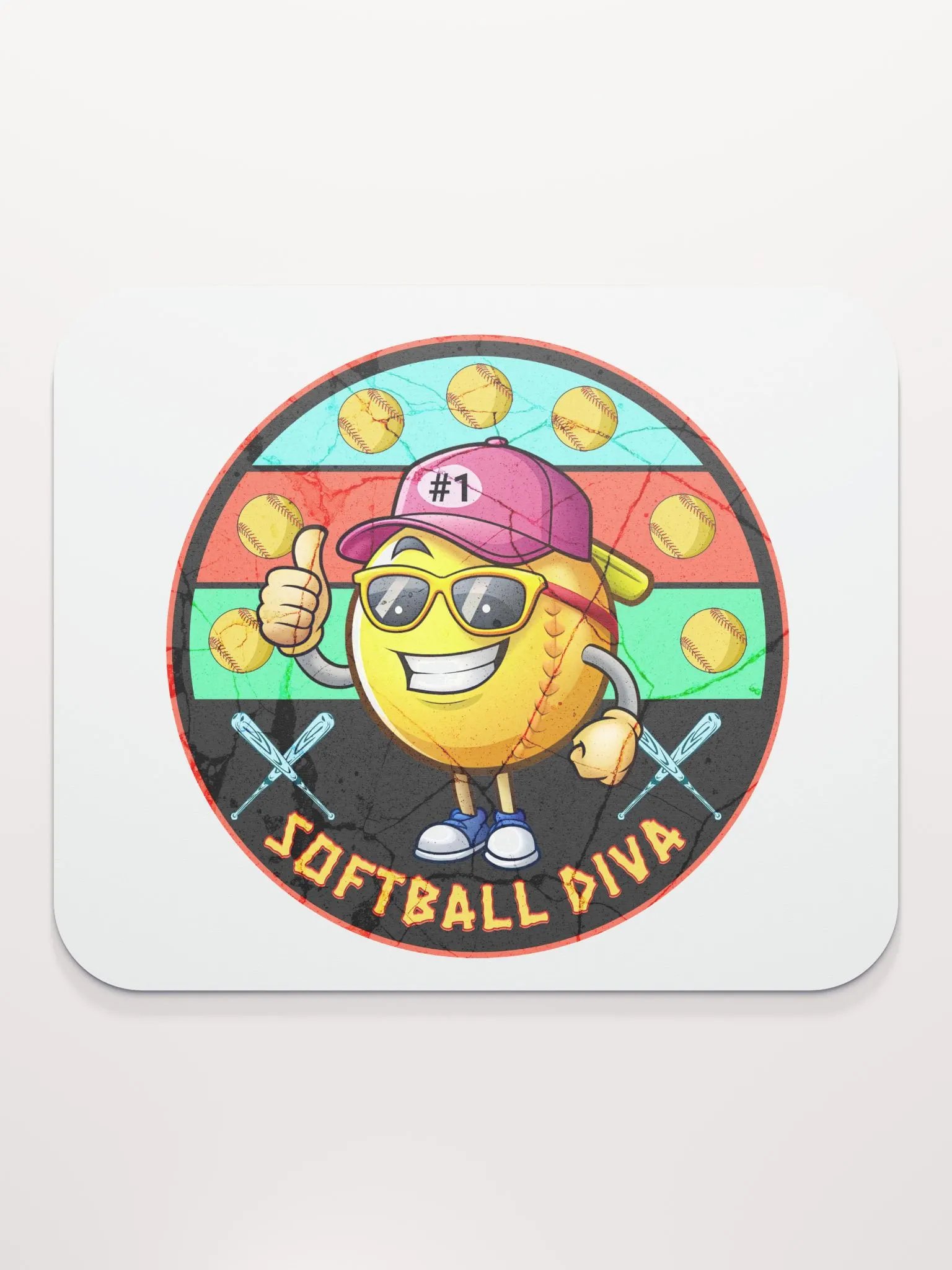 Softball Diva Mouse Pad product image (2)