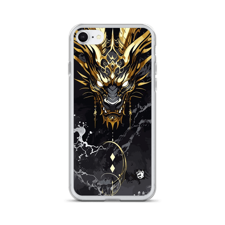 Black Dragon Marble iPhone Case product image (24)