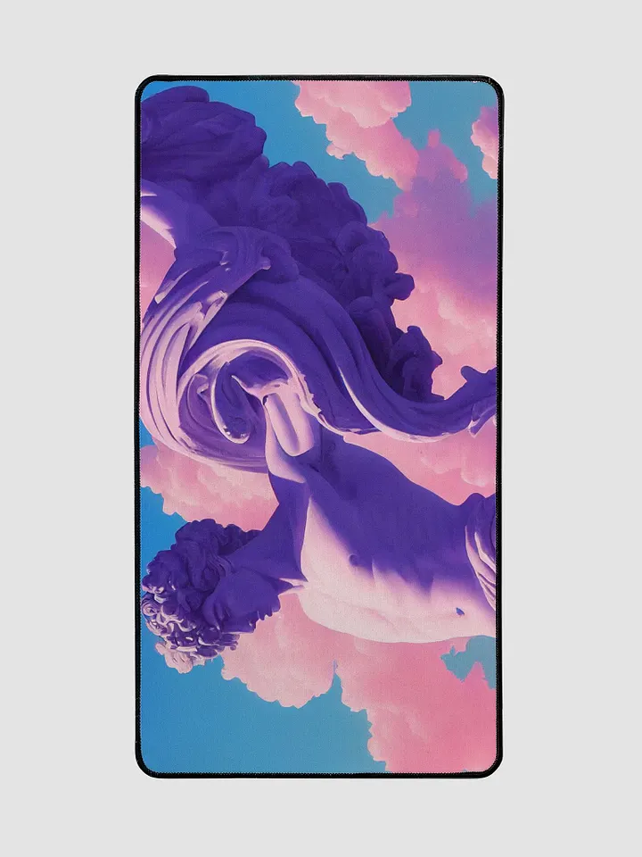 Greek god retrowave pop desk mat product image (2)