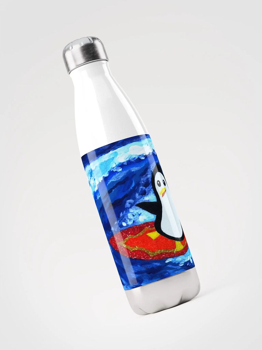 Surfing Penguin Stainless Steel Water Bottle product image (5)