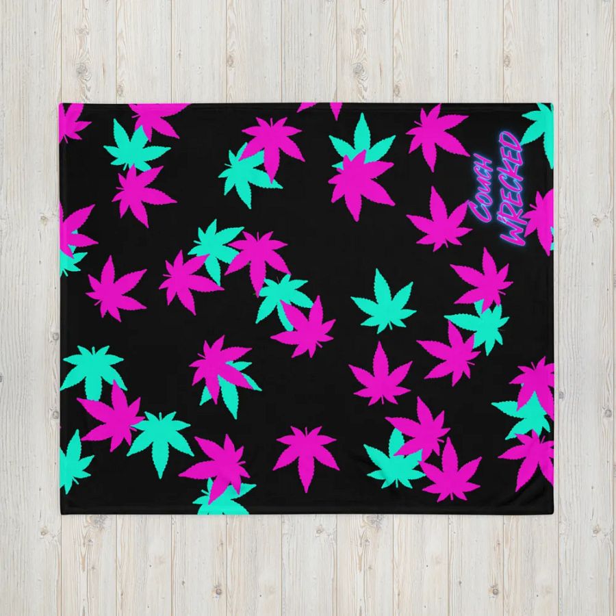 Blanket Neon Leaf product image (4)