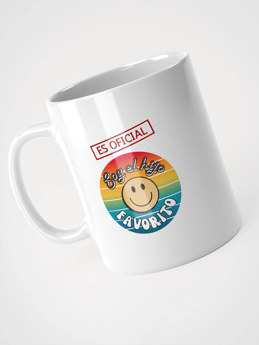 Retro Mug for son Es oficial soy el hijo favorito product image (4)