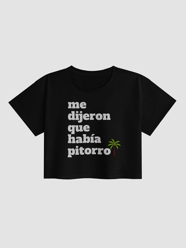 Me Dijeron Que Había Pitorro Crop Top product image (1)