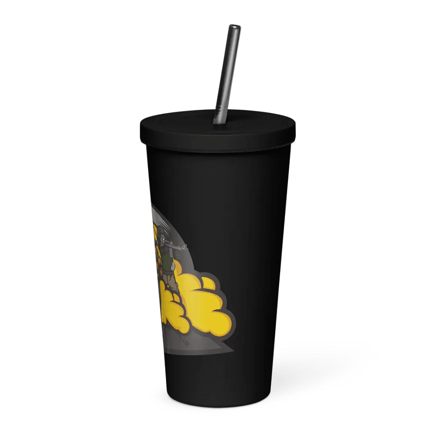 Apocalyptic Death Squad Insulated Tumbler w/ Straw product image (6)