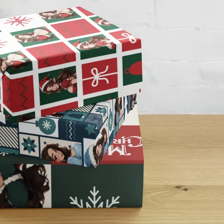 Spicy Christmas Elf Wrapping Paper product image (1)