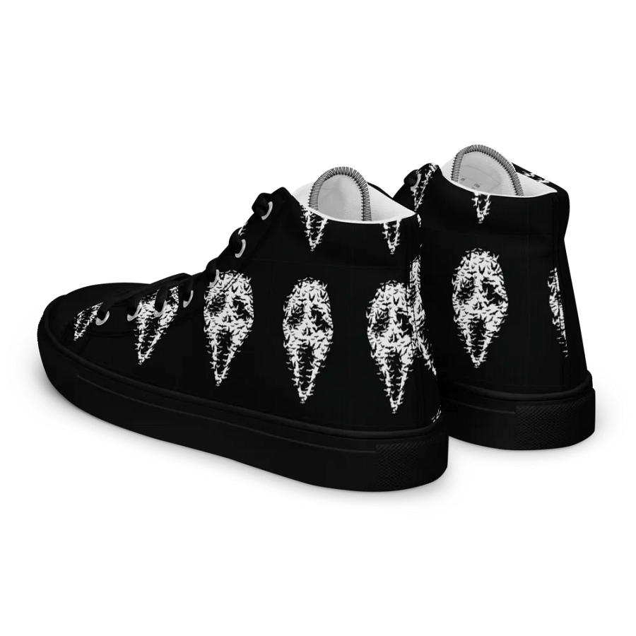 Ghost Face High Top Canvas Shoes product image (6)
