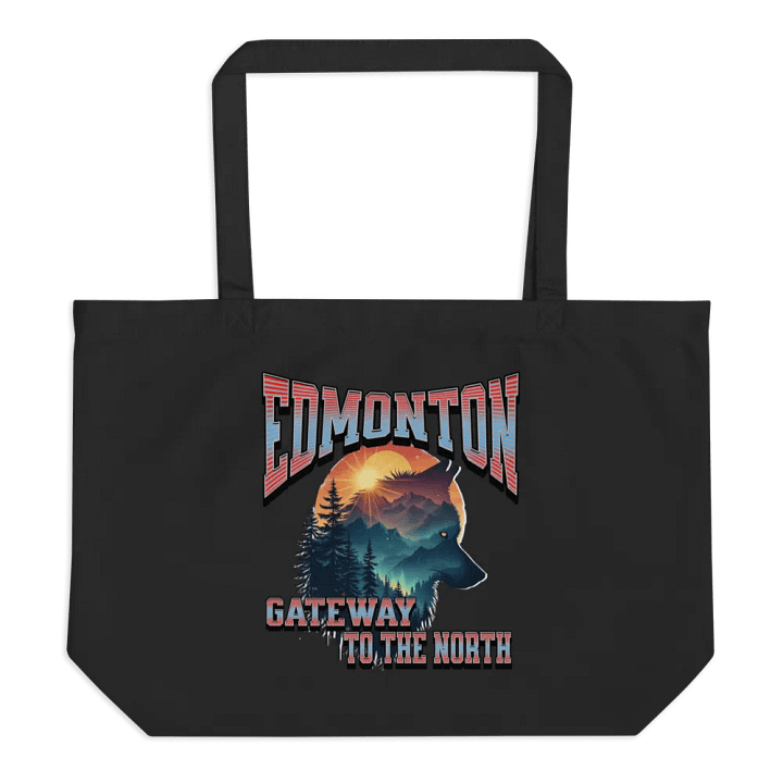 Edmonton Gateway To The North Wolf Organic Tote product image (1)