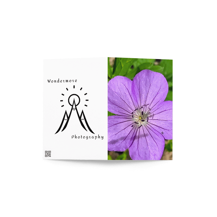 Purple Petals Greeting Card product image (4)