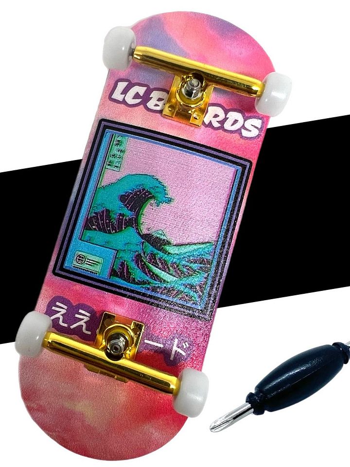 LC BOARDS 98X34 COMPLETE WAVE GRAPHIC FOAM GRIP TAPE product image (1)