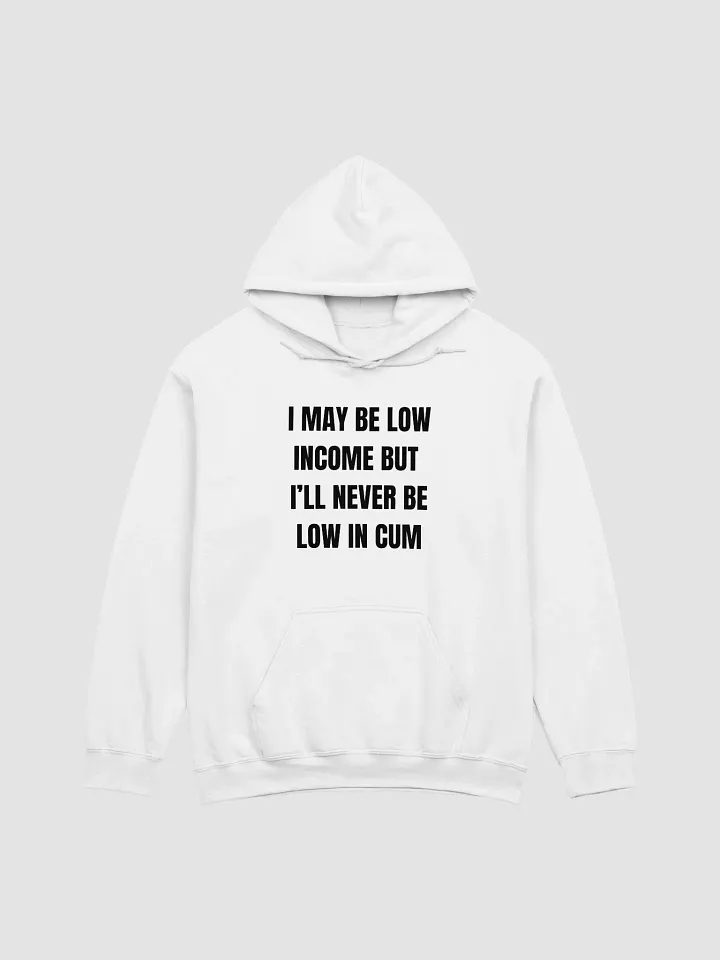 I May Be Low Income But I'll Never Be Low In Cum Hoodie product image (1)