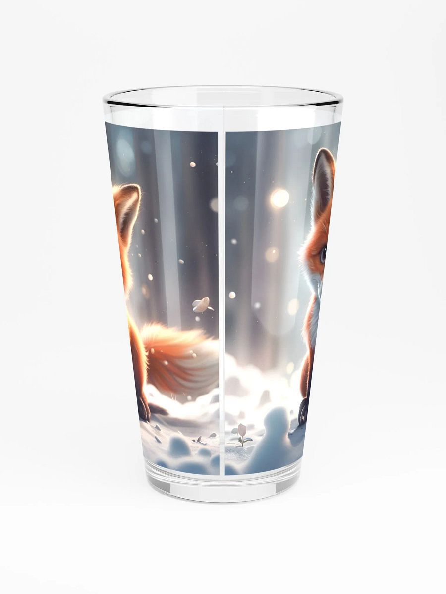 Snow Fox Pint Glass product image (3)