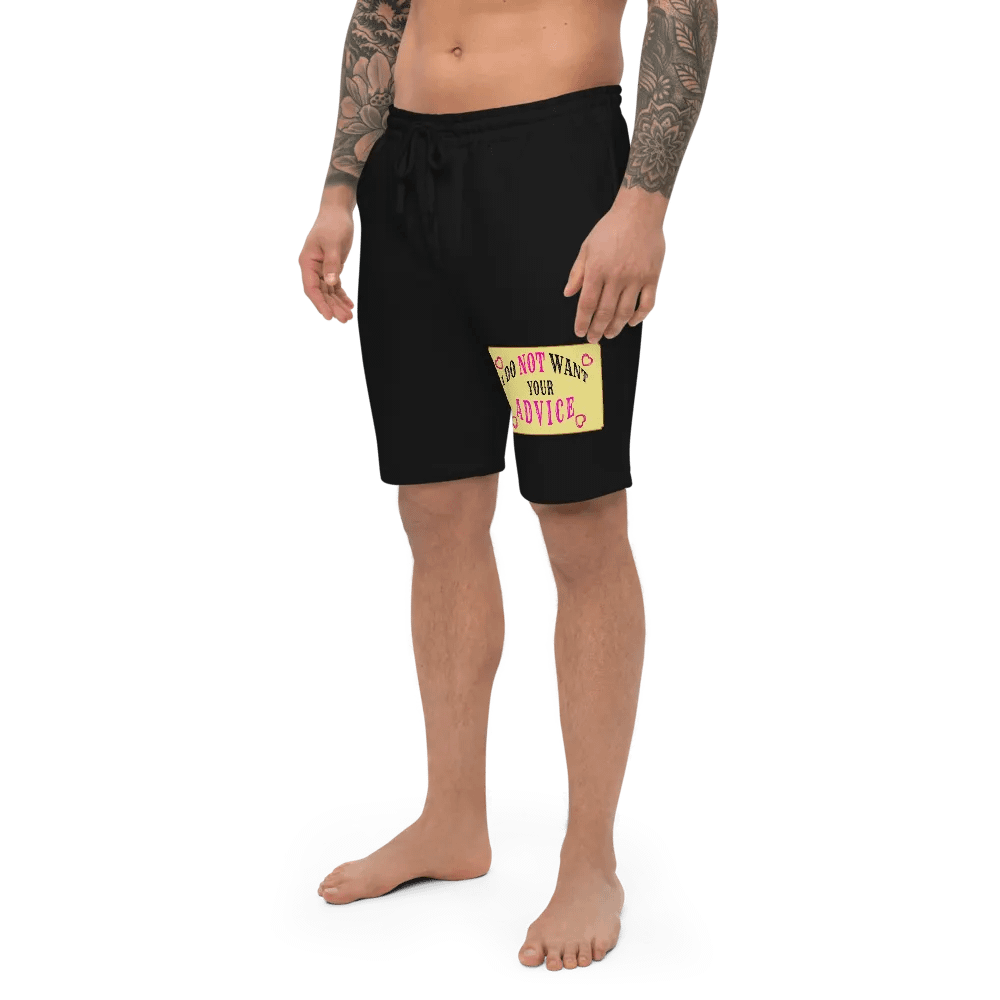 No Advice Fleece Shorts product image (2)