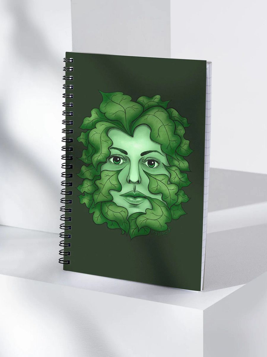 Green Goddess Spiral Notebook product image (3)