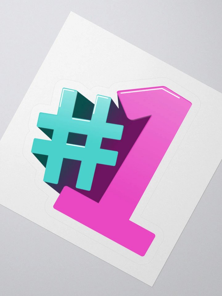 Number One Sticker product image (7)