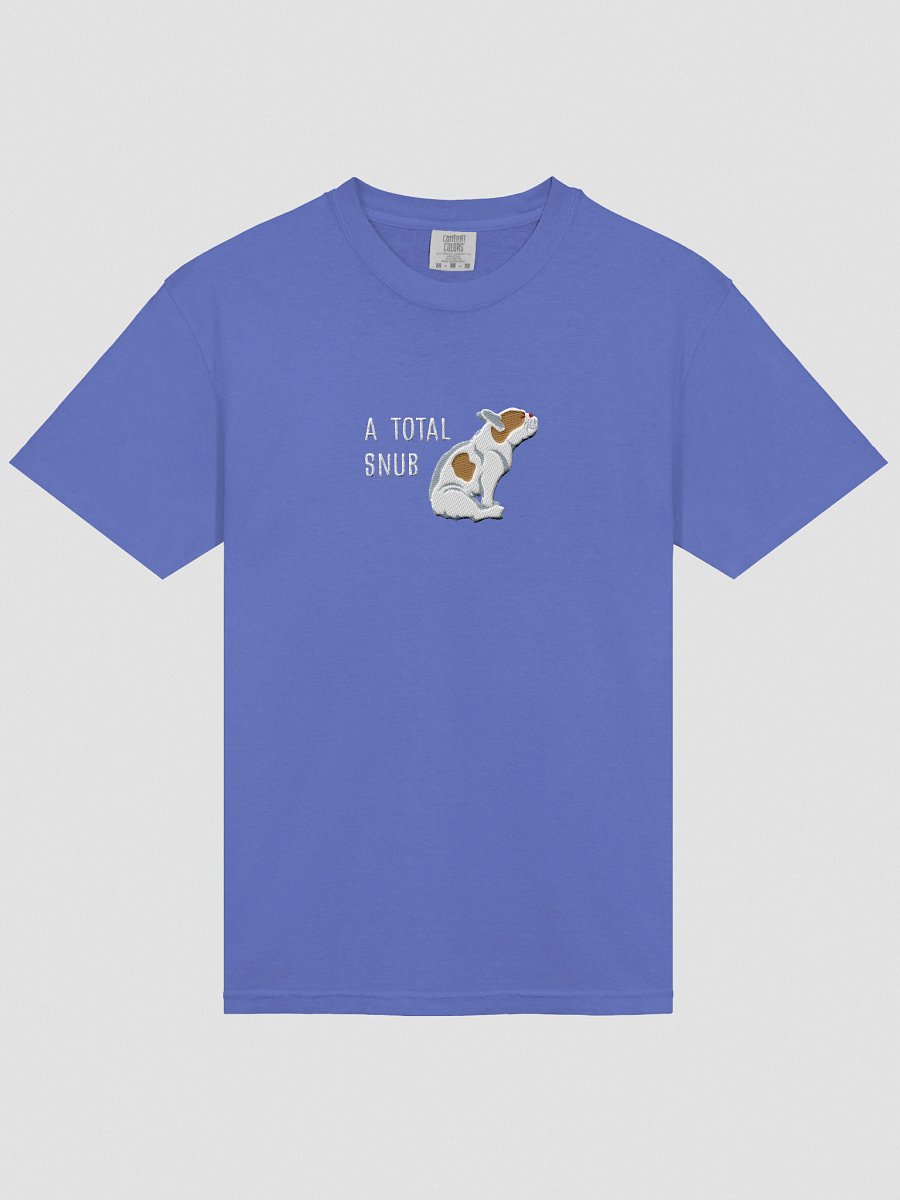 A Total Snub T-Shirt(Embroidered) of a French Bulldog(Pied Brown) product image (43)